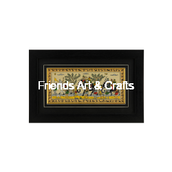 Black Wooden Tribal Art Frame 10 x 16