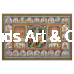 Handcrafted Krishna Leela Pattachitra Painting – Traditional Odisha Folk Art