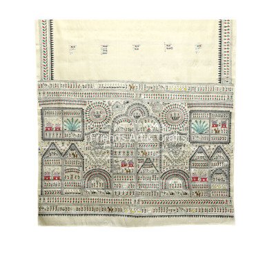 Hand-Painted Saura Art Cotton Saree