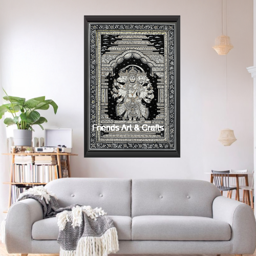 Handcrafted Panchamukhi Ganesha Pattachitra Painting – Traditional Odisha Folk Art