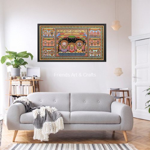 Lord Jagannath Dashavatara Maha Pattachitra Painting - Divine Heritage Edition