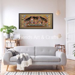 Lord Jagannath Raj Darbar Pattachitra Painting – Royal Procession Edition